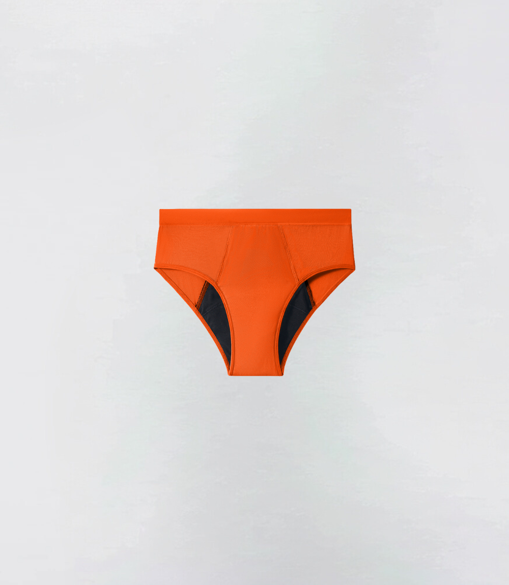 Goodnight Hugger Bamboo in oranje, productfoto – Maysa