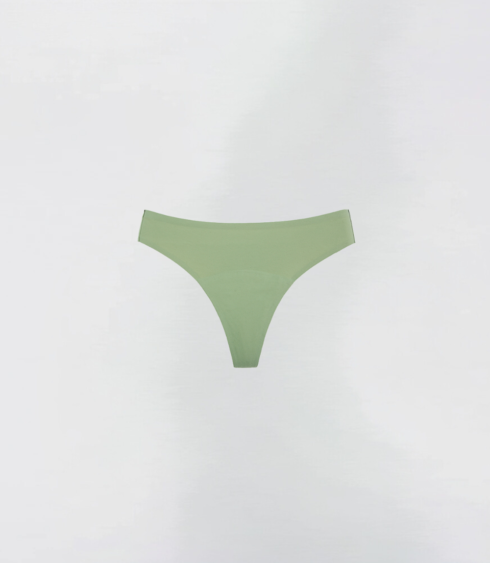 Naadloze Brazilian in lichtgroen, productfoto – Maysa