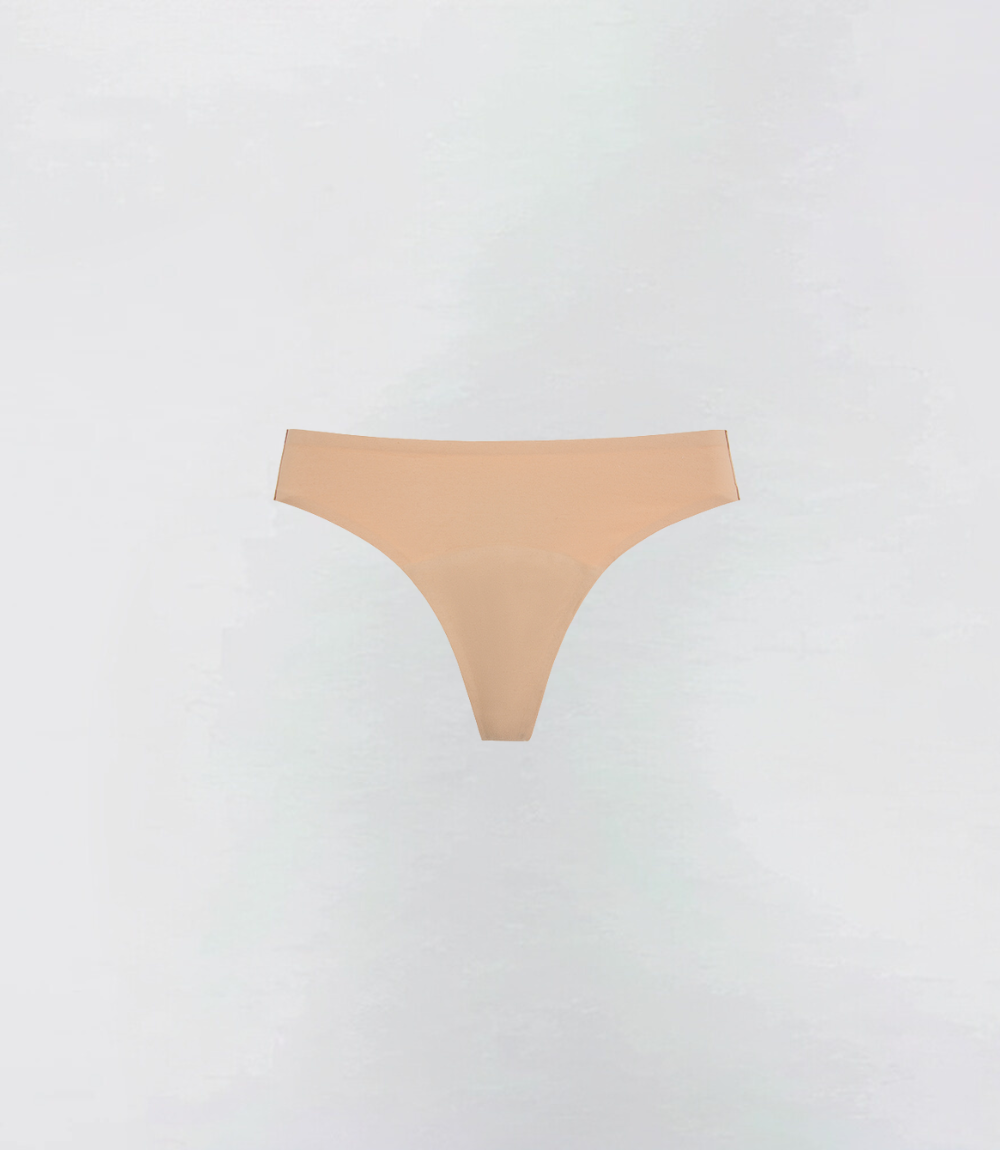 Naadloze Brazilian in beige, productfoto – Maysa