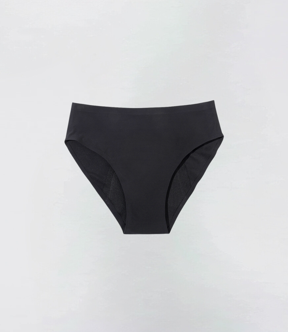 High waisted Naadloos in zwart, productfoto – Maysa