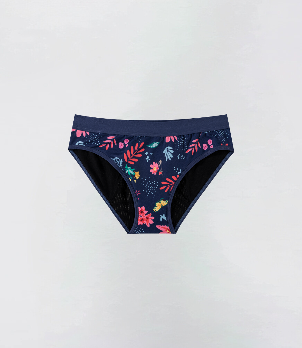 Hipster met Print in donkerblauw, productfoto – Maysa