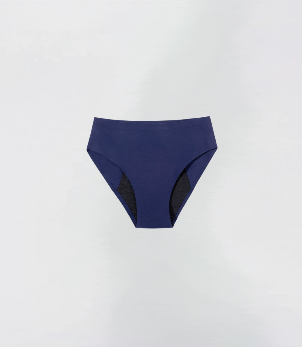 High waisted Naadloos in donkerblauw, productfoto – Maysa
