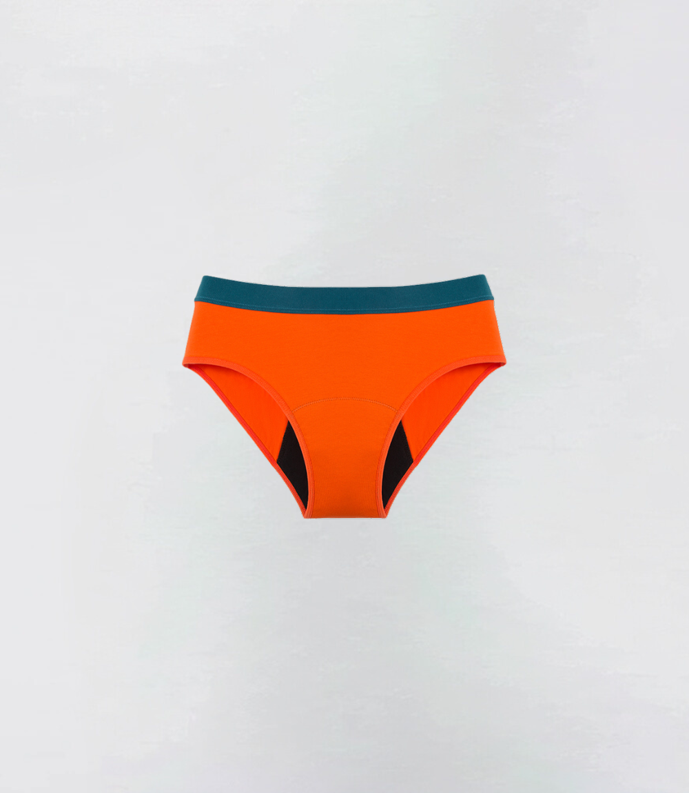 Hipster in oranje, productfoto – Maysa